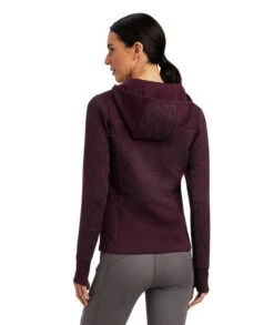 Ariat Lumina Full Zip Hoodie -Marys Tack and Feed Store lumina full zip hoodie mulberry back 10041388 ariat 27578.1661647488