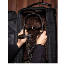 LeMieux Luxe Bridle Bag -Marys Tack and Feed Store luxe bridle bag black interior bridle hook IT04977 lemieux 89113.1733604045