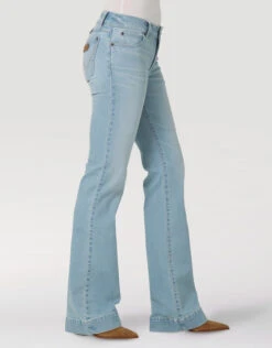 Wrangler Mae Mid Rise Trouser Jean -Marys Tack and Feed Store mae mid rise trouser elena side person 112330011 wrangler 15007.1682108388
