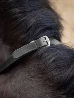 LeMieux Magna Grip Rubber Reins -Marys Tack and Feed Store magna grip rubber rein black silver buckle IT04852 lemieux 07293.1721445605