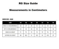 Men's RG Breeches Knee Grip -Marys Tack and Feed Store men breech size guide rg 38311.1669872398