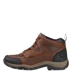 Men's Ariat Terrain Waterproof Boot -Marys Tack and Feed Store men terrain h2o copper side 10002183 ariat 03176.1663186998