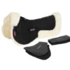 LeMieux Pro-Sorb Merino+ Half Pad 2-Pocket 1 LeMieux Pro-Sorb Merino+ Half Pad 2-Pocket -Marys Tack and Feed Store merino plus pro sorb HP black natural lemieux 52881.1670984883