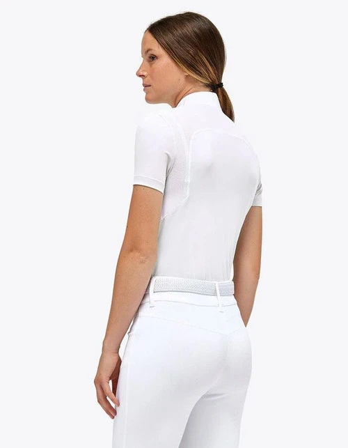 Cavalleria Toscana Mesh Insert Polo Short Sleeve 3 Cavalleria Toscana Mesh Insert Polo Short Sleeve