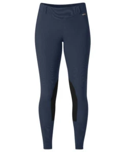 Kerrits Microcord Tights Knee Patch -Marys Tack and Feed Store microcord tight indigo front kerrits 09309.1686441829