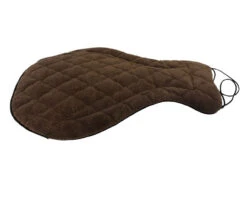 Microsuede Seat Saver -Marys Tack and Feed Store microsuede seat saver AP brown side toklat 87384.1713814384