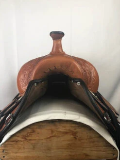 Circle Y Julie Goodnight Monarch Saddle 1752 -Marys Tack and Feed Store monarch saddle front swell circle y 99773.1573162441