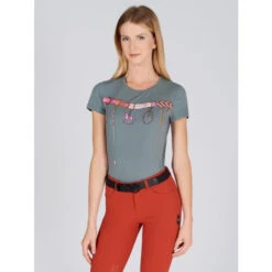 Vestrum Mondello Tee 10 Vestrum Mondello Tee -Marys Tack and Feed Store mondello ss tee grey pink vestrum 10519.1680912815