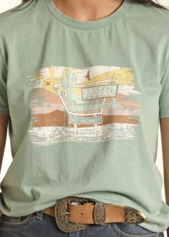 Rock & Roll Vintage Motel Sign Tee