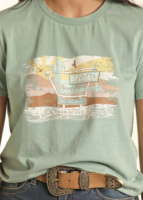 Rock & Roll Vintage Motel Sign Tee 3 Rock & Roll Vintage Motel Sign Tee