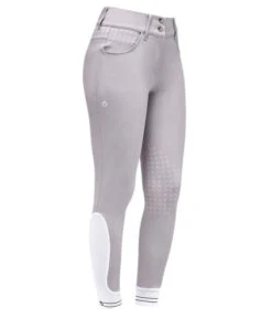 Cavalleria Toscana CT Motif Print Breeches Knee Grip 10 Cavalleria Toscana CT Motif Print Breeches Knee Grip -Marys Tack and Feed Store motif print breeches lt.grey front PAD192 JE010 8100 CT 93348.1684980253