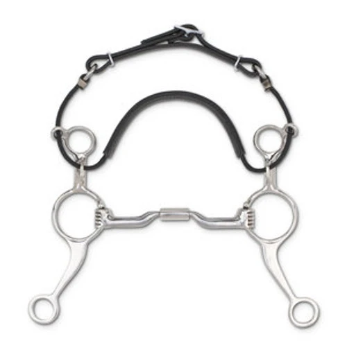 Myler Long Shank Combination Sweet Iron Low Port Comfort Snaffle - MB 04 - Level 2 3 Myler Long Shank Combination Sweet Iron Low Port Comfort Snaffle - MB 04 - Level 2