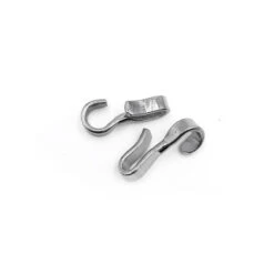 Fager Non-Swivel Curb Hook -Marys Tack and Feed Store non swivel curb hook silver NSH fager 46872.1621036076