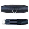 Stubben Leather Overlay Girth Double End Elastic -Marys Tack and Feed Store overlay leather girth black 10838 stubben 29711.1689016650