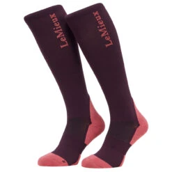 LeMieux Performance Socks AW25 -Marys Tack and Feed Store performance sock damson hero IT07307 lemieux 59107.1755717214