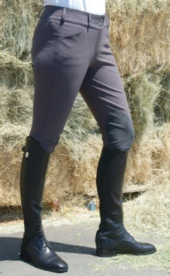 Pikeur Ciara Knee Patch Breeches -Marys Tack and Feed Store pikeur ciara anthracite front 97124 27774.1537222700