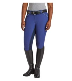Piper Evolution Breeches Full Seat -Marys Tack and Feed Store piper evolution fs saphire aquamarine front 33064 smartpak 09690.1665608895