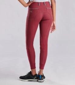 Piper Evolution Breeches Knee Patch -Marys Tack and Feed Store piper evolution kp merlot back 33063 smartpak 41145.1665607515
