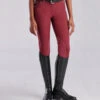 Piper Evolution Breeches Knee Patch -Marys Tack and Feed Store piper evolution kp merlot front 33063 smartpak 84425.1665607503