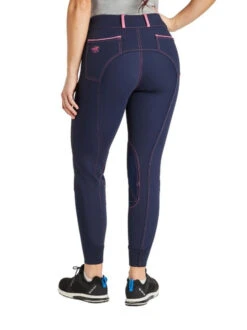 Piper Evolution Breeches Knee Patch -Marys Tack and Feed Store piper evolution kp navy berry back 33063 smartpak 74709.1665607337