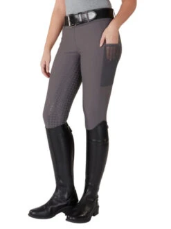 Piper Fusion Breeches Full Grip -Marys Tack and Feed Store piper fusion full grip charcoal front boots 32381 smartpak 18700.1679004505