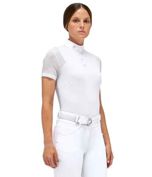 Cavalleria Toscana Pique Mesh Polo Short Sleeve 4 Cavalleria Toscana Pique Mesh Polo Short Sleeve - Image 2