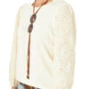 Wrangler Eyelet Poet Sleeve Top -Marys Tack and Feed Store poet sleeve top light tan side 112315051 wrangler 21184.1654210775