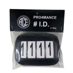 ACE Pro4mance 4 Digit Horse Show Number ID -Marys Tack and Feed Store pro4mance number id back bag ace equestrian 98748.1744143986