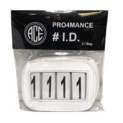 ACE Pro4mance 4 Digit Horse Show Number ID -Marys Tack and Feed Store pro4mance number id white bag ace equestrian 05709.1744143986