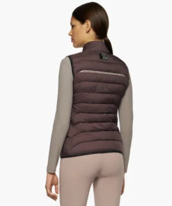 Cavalleria Toscana Team Puffer Vest -Marys Tack and Feed Store puffer vest burgundy back GLD266 NY092 3A00 CT 35544.1660260831