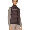 Cavalleria Toscana Team Puffer Vest -Marys Tack and Feed Store puffer vest burgundy side GLD266 NY092 3A00 CT 49039.1660262962