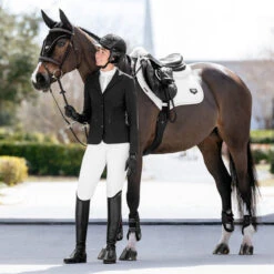 LeMieux Puissance Suede CC Pad SU25 -Marys Tack and Feed Store puissance suede cc pad su25 white horse IT06899005 lemieux 48885.1751581610