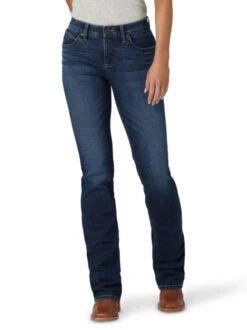 Wrangler Q-Baby Mid-Rise Shirley Jean 8 Wrangler Q-Baby Mid-Rise Shirley Jean -Marys Tack and Feed Store q baby mid rise shirley darkwash front 112336744 wrangler 48027.1689701974