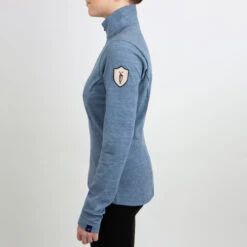 Irideon Women's Radiant Half Zip -Marys Tack and Feed Store radiant 1 2 zip cozy top blueprint side 30 7101 BPT irideon 75433.1666227241