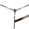 Cashel Rawhide Braid Breast Collar -Marys Tack and Feed Store rawhide braid breast collar 1in choco SA BC121RB cashel 65146.1624822630