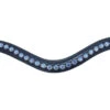 Red Barn Blue Lagoon Curved Browband -Marys Tack and Feed Store rb blue lagoon browband black kl select 37180.1683243015