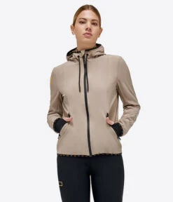 RG Hooded Softshell Jacket 13 RG Hooded Softshell Jacket -Marys Tack and Feed Store rg hood jacket hazelnut front crop SSW001 JS005 1005 riders gene 62773.1686191301