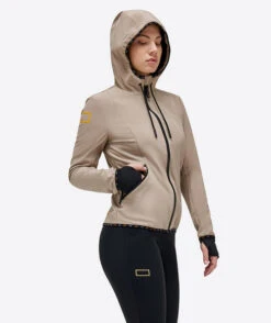 RG Hooded Softshell Jacket 12 RG Hooded Softshell Jacket -Marys Tack and Feed Store rg hood jacket hazelnut side crop SSW001 JS005 1005 riders gene 30018.1686191349