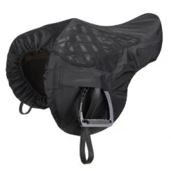 LeMieux Waterproof Ride On AP/CC & Dressage Saddle Covers -Marys Tack and Feed Store ride on cc saddle cover black front 5382 lemieux 37604.1636829627