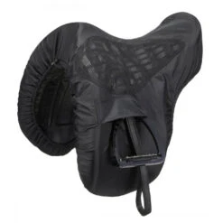 LeMieux Waterproof Ride On AP/CC & Dressage Saddle Covers -Marys Tack and Feed Store ride on drsg saddle cover black front 5381 lemieux 35057.1636829668