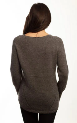 Goode Rider RIDE Sweater 10 Goode Rider RIDE Sweater -Marys Tack and Feed Store ride sweater heather charcoal back 19037 3758 goode rider 99890.1665773755