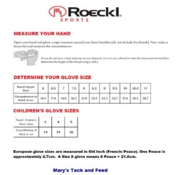 Roeckl Sports Roeckl Lisboa Glove -Marys Tack and Feed Store roeckl glove measure guide 79538.1712844661