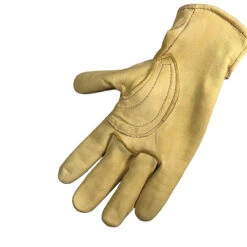 Geier Deerskin Roper Gloves -Marys Tack and Feed Store roper glove deerskin natural palm 230ES geier 59664.1735694153