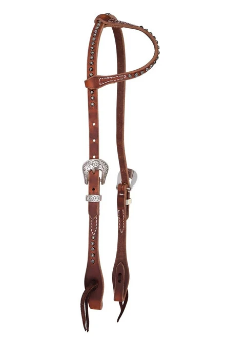 Reinsman Rosewood Spots One Ear Headstall 5 Reinsman Rosewood Spots One Ear Headstall - Image 3