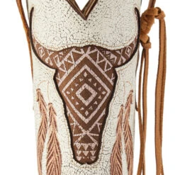 Ariat Round Up Southwest StretchFit Western Boot -Marys Tack and Feed Store round up sw stretchfit brown.wh detail 10044434 ariat 27962.1677192563