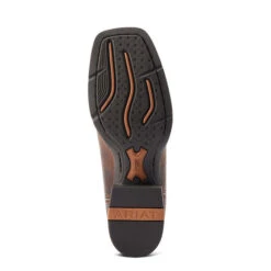 Ariat Round Up Southwest StretchFit Western Boot -Marys Tack and Feed Store round up sw stretchfit brown.wh tred 10044434 ariat 33589.1677192572