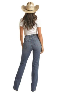 Rock & Roll High Rise Bootcut Jean 7 Rock & Roll High Rise Bootcut Jean -Marys Tack and Feed Store rrcg hi rise bootcut med.vint back RRWD4HRZTC rock and roll 57372.1655577900