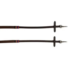 Pony DziaSport Rubber Reins With Clips 14 Pony DziaSport Rubber Reins With Clips -Marys Tack and Feed Store rubber reins clips brown ends dzia sport 29967.1733450389