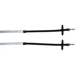 DziaSport Rubber Reins With Clips -Marys Tack and Feed Store rubber reins clips white ends dzia sport 39429.1733448938