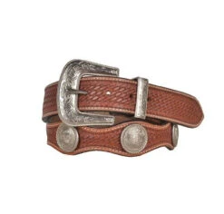 Myra Rustic Woods Hand Tooled Leather Belt